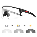 Kapvoe Red Photochromic Cycling Sunglasses for Men Blue | SAMAG