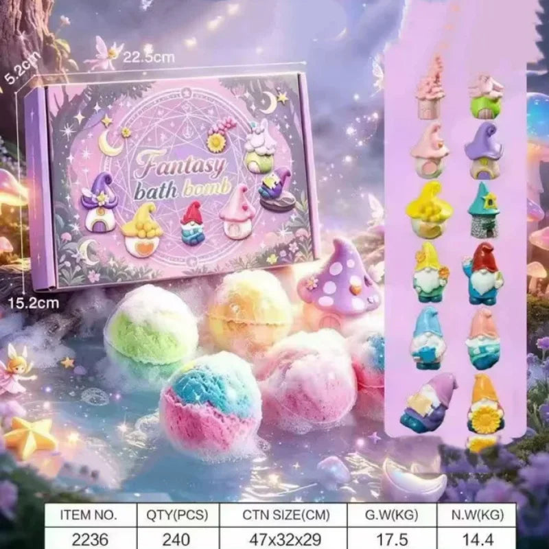 60g Kids Bath Spa Fizzies with Hidden Toy Bubble Ball - View 7 | SAMAG