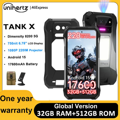 Unihertz TANK X 8849 5G Smartphone 32+512GB Built-in | SAMAG