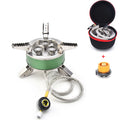 Strong Fire Stove High Firepower Portable Outdoor Stove Camping Gas Stove Folding Head Burner with Storage Bag For Hiking