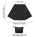 Car Side Awning Butterfly Tarp with Silver Coating | SAMAG