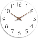 Wall Clock 12 Inch Silent Non Ticking Wood Battery | SAMAG