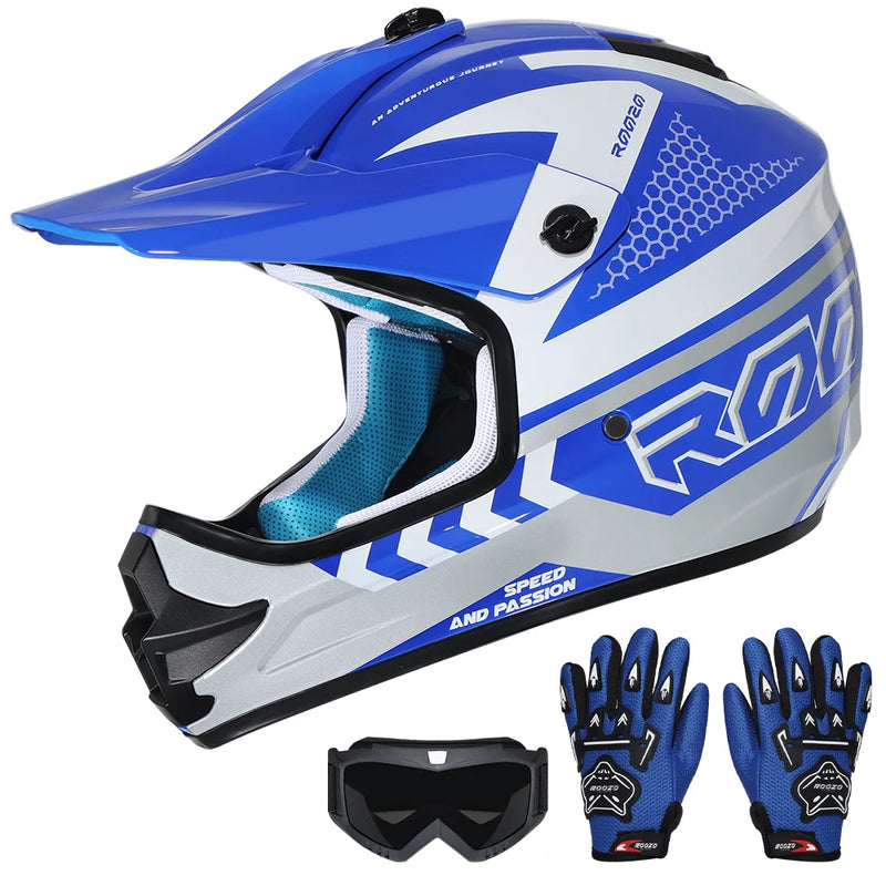 Child Motocross Helmet Meets DOT Safety Standard - View 7 | SAMAG