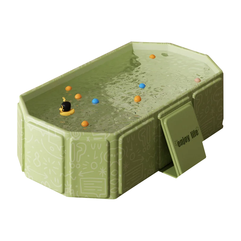 1pc Baby Bath Basin Foldable Bath Basin Easy To Store Simple Bathtub Convenient To Carry For Indoor And Outdoor Use