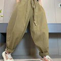 Solid Color Casual Harem Pants Women Loose Fit Versatile - View 3 | SAMAG