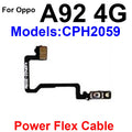 Volume Power Flex Cable For OPPO A5 A9 A31 A33 A91 A92 A93 2020 4G On OFF Power Buttons Voulme Side Key Switch Flex Cable