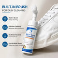White Shoe Foam Cleaner with Brush Head – No-Water, No-Rinse, Removes Dirt, Dust & Grease from White Sneakers