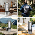 B83B-Portable Espresso Coffee Machine Compatible With Capsules & Powder Ideal For Home & Travel