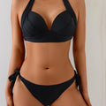 Summer Fashion Solid Color Strap Bikini Anti-Wrinkle | SAMAG