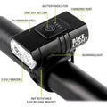 Super Bright Bike Light USB Rechargeable Bicycle Lamp Waterproof Front Headlight Flashlight Bicycle Light Bicycle Accessories