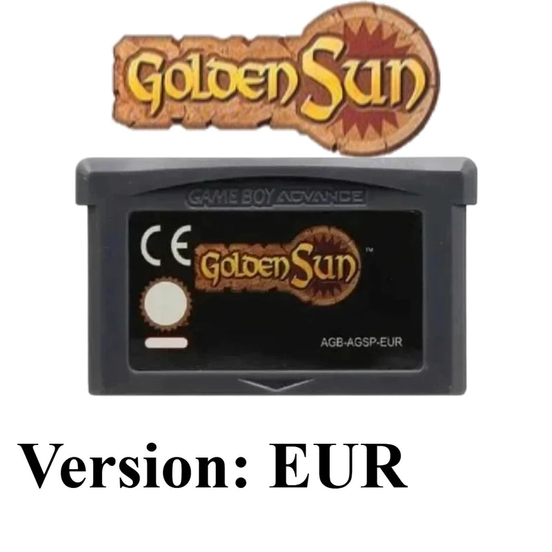 USA/EUR Golden Sun: The Lost Age GBA Game Cartridge 4 Styles Advance GBA SP DS Classic JRPG Retro Video Game Collection Gift