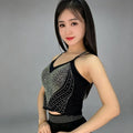 Sexy Camisole for Women Trendy Thin Sling Hot Diamond Camis Female Student Bottoming Top Lady Elastic Tank Top Trend Streetwear