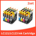 1-5set LC123 LC121 Ink Cartridge Compatible For Brother DCP-J4110DW/J132W/J152W/ J552DW/J752DW MFC-J470DW J650DW J870DW J245
