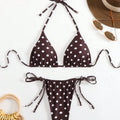 Sexy Polka Dot Print Micro Mini Bikinis Sets Two Pieces | SAMAG