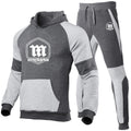 Spring Autumn Men's Montesa Motorcycle Logo Print Patchwork Pullover Hoodies+Personality Drawstring Sports - View 6 | SAMAG