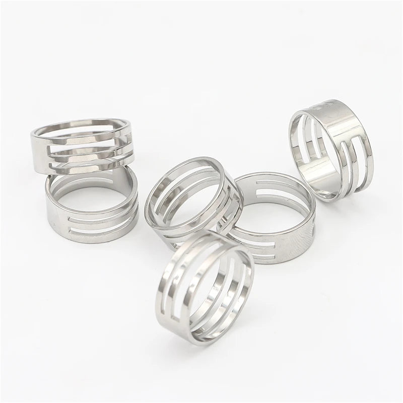17/18/19mm Stainless Steel Easy Open Jump Ring Closing Finger Ring Opener for DIY Pliers Opening Helper Jewelry Making Tools