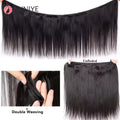 10-30 Inch Bone Straight Human Hair Weave Bundles 12A Brazilian Natural Color Remy Human Hair Extension 1 3 4 Bundles Weft