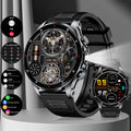 New Business Smart Watch Men LED Flashlight Bluetooth Call Heart Rate Sleep Monitor Outdoor Sports Fitness Waterproof Smartwatch