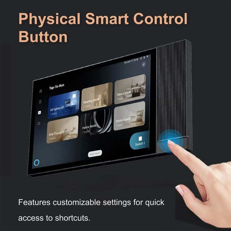 2025ALEXA Tuya SmartHomeControlPanel 8-inchTouch Screen Bluetooth Zigbee Gateway Built-in Building Intercom Compatible Home Auto