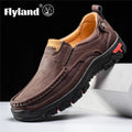 FLYLAND Men's Dress Shoes Fashion Leather Shoes Handmade Male Sapatos Hombre