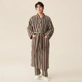 Thickened Flannel Robe Pants Pajamas Set Autumn Winter | SAMAG