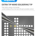 AIFEN Welding Tips C210 C245 C115 Soldering Iron Head Replacement for Aixun J - BC Sugon Stations Solder - View 6 | SAMAG