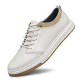 Men's Genuine Leather Business Shoes Handmade High Quality Casual Leather Oxford Business Work Shoes Coffee Lace-up Comfy Shoes