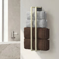 Wall mounted bathroom towel rack - bathtub storage rack above the bathroom, roll up towel rack storage rack, bathroom decoration