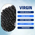 30 32 Inch Deep Wave Human Hair Bundles Curly Hair Burmese Weaving Raw Unprocessed Tissage Double Weft Virgin Hair Extensions