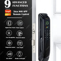 6068,5572,6072,6085 Mortise Lock Tuya Wifi App Camera Smart Digital Lock With Fingerprint Face Key Card Rfid