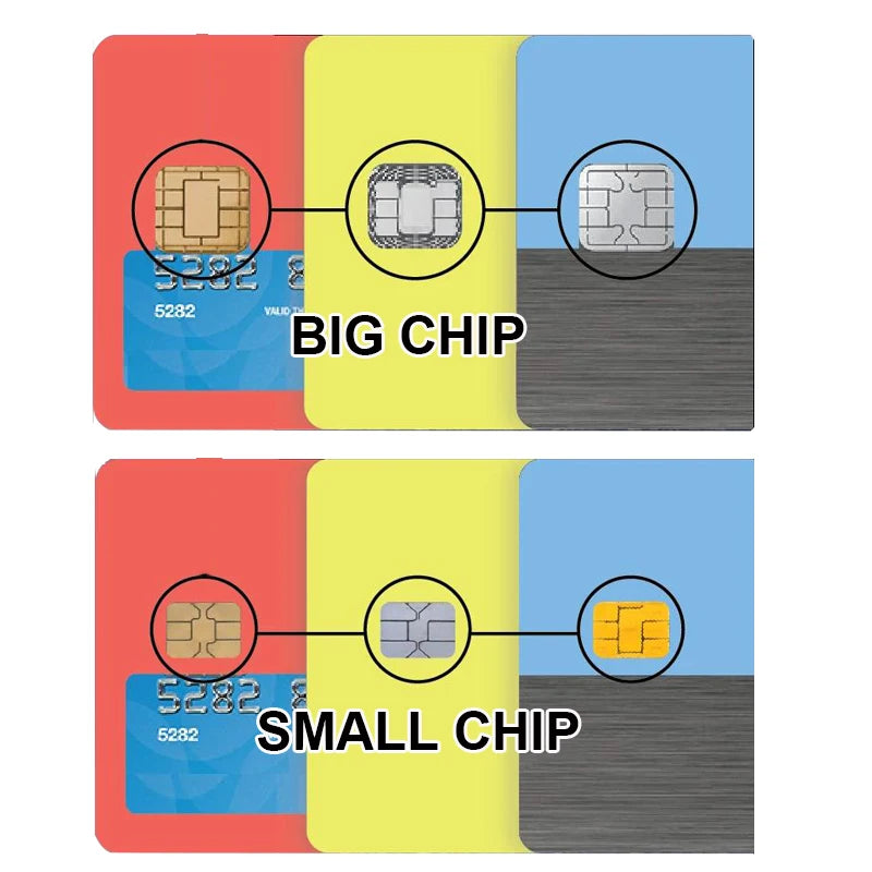2.5D Stereo DIY Customize Design One Side Cover Sticker Tape Film for Creidt Card Debt Card Small Big Chip