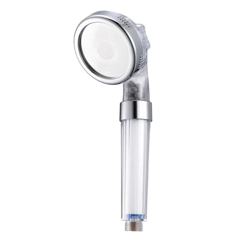 Bathroom Shower Head 3 Modes Adjustable Handheld High Pressure Showerhead Anion Stones Filter SPA Shower Bathroom Accessories