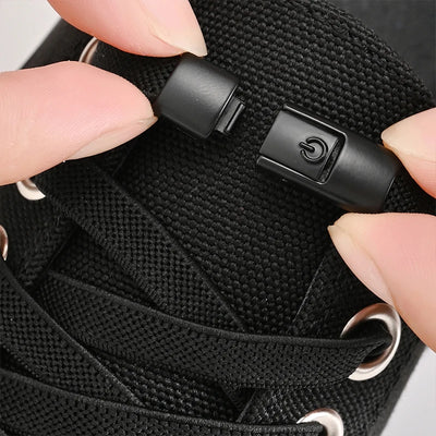 8mm No Tie Shoe Laces Press Lock Shoelaces | SAMAG