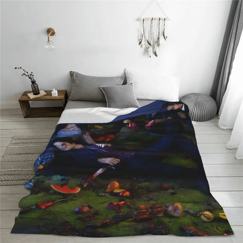 The Vampire Diaries Damon Salvatore Blanket