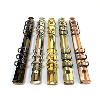 A5 Metal Ring Binder Clips with Bamboo Back Panel 6 | SAMAG
