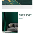 Modern Luxury Rugs Living Room Decoration Home Large Carpet for Bedroom Children's Room Decor Floor Mats Green Porch Doormat