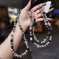 Exquisite and Sophisticated Crossbody Mobile Phone Chain for Women, Long Outdoor Travel, Anti Loss and Anti Fall Universal