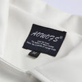 Men's trendy locomotive leather jacket British white washed leather jacket