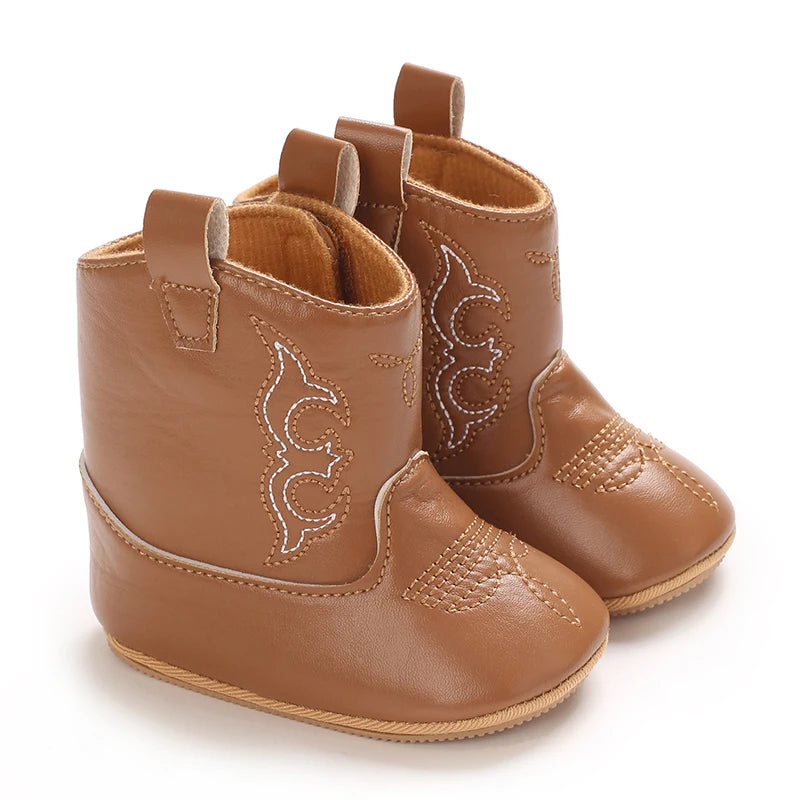 0-18M Infant Baby Autumn Winter Short Boots Soft Cotton Material Rubber Sole Warm Casual Walking Boots