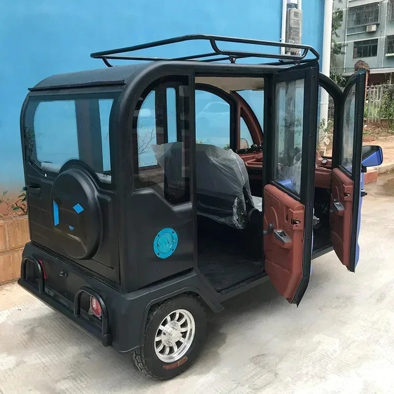 Fully Enclosed 3-Wheel Electric Tricycle for Adults 60v Voltage Trike Adult