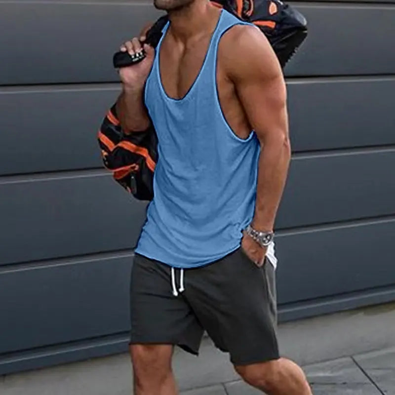 Men'S Classic Sleeveless Vests Are Perfect For Summer Gym Sessions Casual Jogging And As Daily Streetwear Undershirts Tees