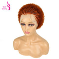 Braided Wigs for Black Women Human Hair Afro Puff Lace Frontal Hair Wigs Afro Kinky Curly Human Hair 13x4 Lace Front Pre Braided