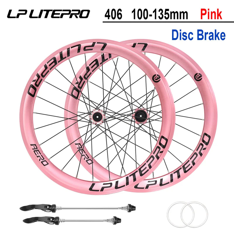 LP LITEPRO AERO Folding Bike Wheel Sets, 20 - inch 406/451 - View 16 | SAMAG