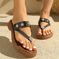 Slippers for Women's Clip Toe Shoes Casual Woman Sandals Walking Comfort Flip Flops Dress Fashion
