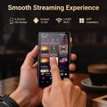 32G/160GB HiFi Hi-Res Audio Player，Bluetooth and WiFi, 4.4mm Balanced, Dual ESS DAC, 4.02" Digital DSD512 Lossless Spotify
