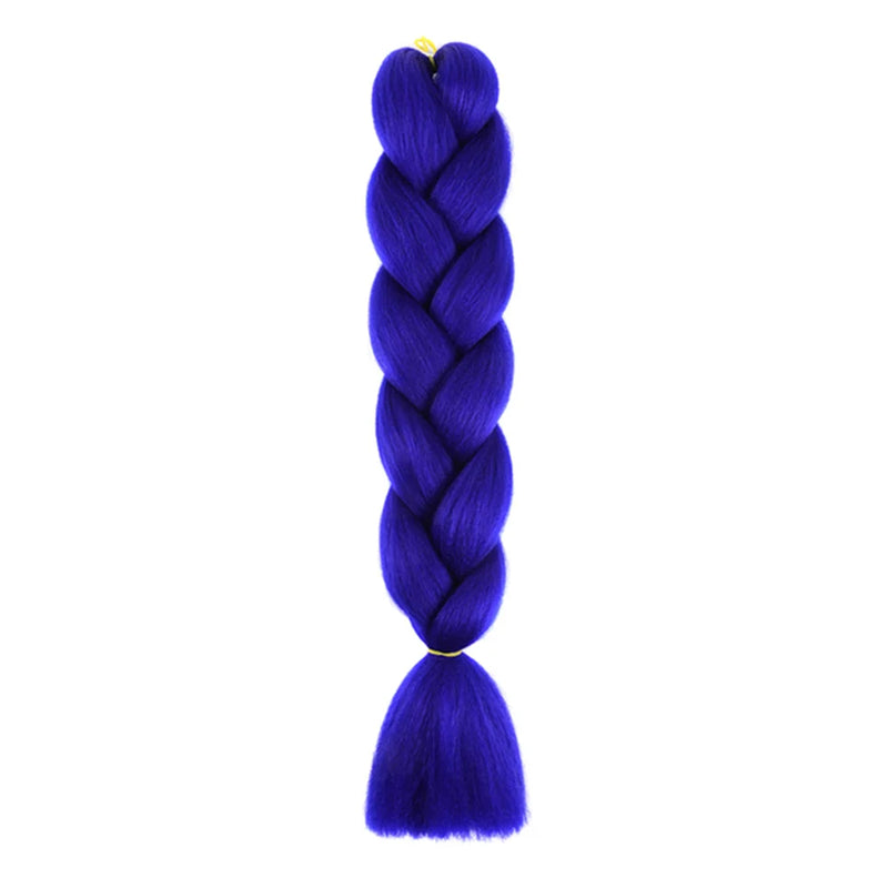 24 Inches DIY Jumbo Braiding Hair Synthetic Hair Extensions Afro Ombre Crochet Braid Hair Wholesale For Women