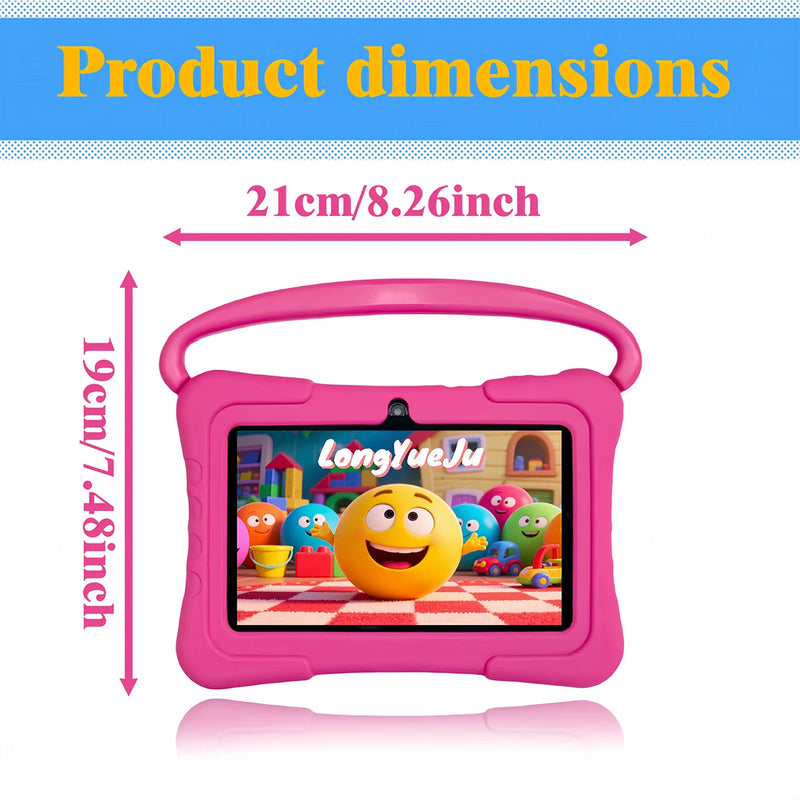 7-inch smart tablet, auxiliary teaching, suitable for daily use, perfect gift for holidays, accompanying children's growth