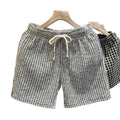 Men's Clothing Print Plaid Shorts Summer Stylish Straight | SAMAG