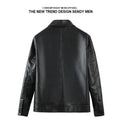Men's 2026 Motorcycle Biker Jacket, Faux Leather PU Motorcycle Jacket, Slim Fit Stand Collar, Streetwear Zipper Jacket