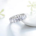Modian New 100% 925 Sterling Silver Classic Oval Sparkling Finger Ring For Women Luxury AAAAA CZ Wedding Engagement Fine Jewelry